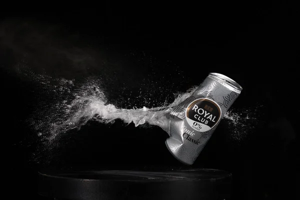 High Speed Photography Can Soda Shot — Stock Photo, Image