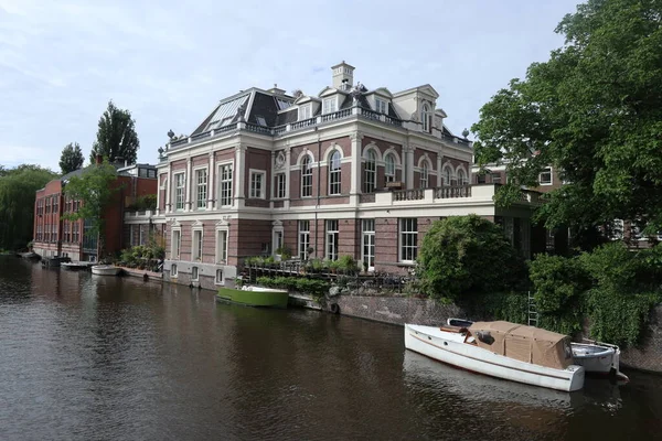 Πολυτελές Συγκρότημα Διαμερισμάτων Στο Nieuwe Herengracht Στο Άμστερνταμ Ολλανδία — Φωτογραφία Αρχείου