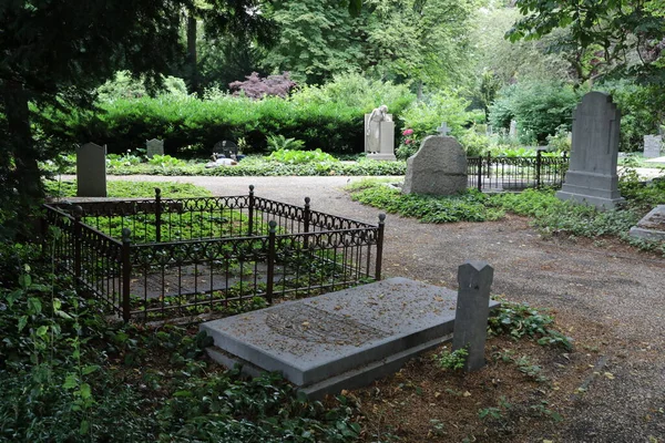 Cementerio Utrecht Países Bajos Con Monumentos Funerarios —  Fotos de Stock