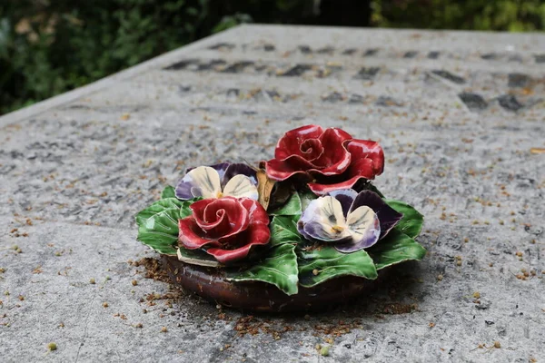 墓所のあるオランダ ユトレヒトの墓地 — ストック写真