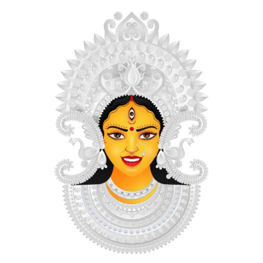 Tanrıça Durga 'nın Yüzü, Shubh Navratri festivali, Mutlu Dussehra ve Durga Puja