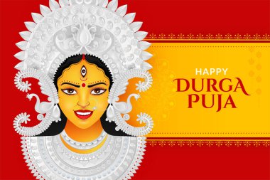 Tanrıça Durga 'nın Yüzü, Shubh Navratri festivali, Mutlu Dussehra ve Durga Puja
