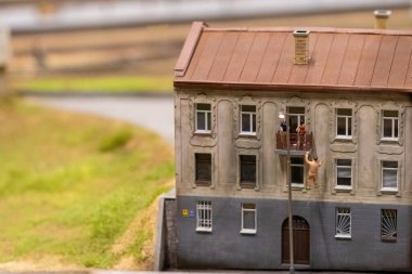 KYIV, UKRAINE - Jan. 8, 2023: Toy miniature landscapes. landscape layout. Toy world.