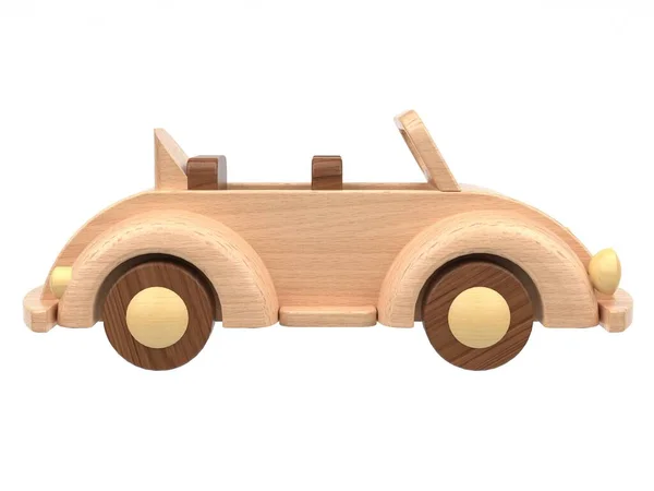 Render Wooden Toys Wooden Toys Light Background Render — Stok fotoğraf