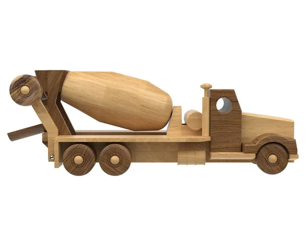 Render Wooden Toys Wooden Toys Light Background Render — Fotografia de Stock