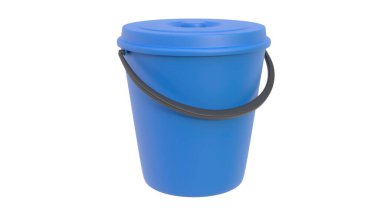 kapaklı mavi plastik şişe