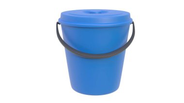 Beyaz arka planda izole edilmiş içecekler için plastik kutu