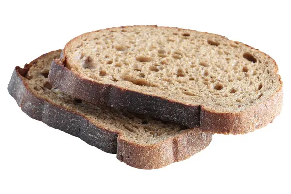 beyaz arkaplanda taze ve lezzetli ekmek