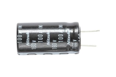 Eski, pis, çizilmiş elektronik parçalar. Işık arkaplanındaki elektronik parçalar.