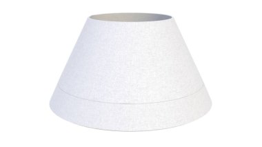 Beyaz arka planda izole edilmiş kapaklı beyaz kağıt bardak