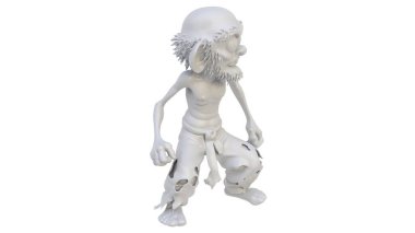 Bir canavarın 3 cg görüntüsü