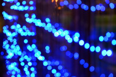 Bokeh ışıklarının soyut arkaplanı