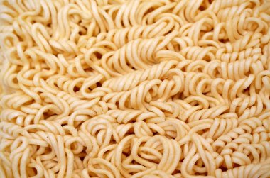 Kuru Çin eriştesi dokusu kapanıyor.