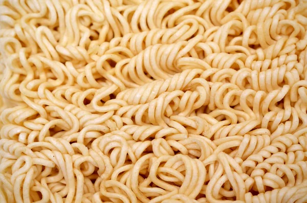 texture of dry chinese instant noodles close up