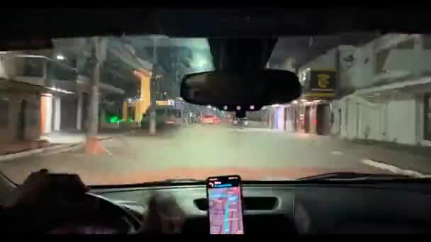 Cabo Frio Rio Janeiro Brasilien Blick Aus Dem Auto Auf — Stockvideo