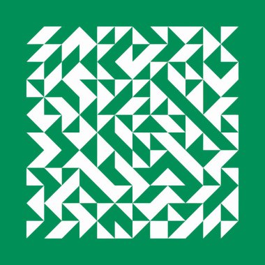Koyu yeşil geometrik tasarım kusursuz desen / Koyu yeşil geometrik tasarım kusursuz desen