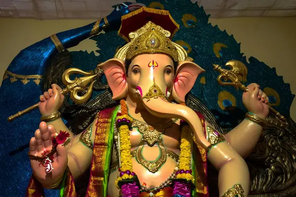 Hindistan Lordu Ganeshji Maharaj Kutlama Arkaplanı