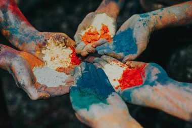 Holi Festivali Duvar Kağıdı Kutlaması 