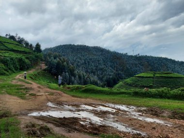 Ruanda 'nın çeşitli şehirlerindeki çarpıcı ve güzel manzaraların resimleri.