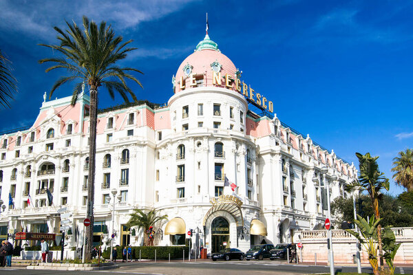 "Negresco" HOTEL in Nice, French riviera 