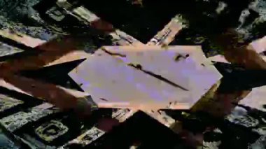 Animasyon Grunge Doku Örtüsü Arkaplan, Eski Film, Analog Lo-Fi etkisi