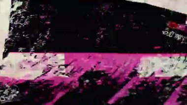 Animasyon Grunge Doku Örtüsü Arkaplan, Eski Film, Analog Lo-Fi etkisi