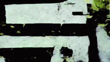 Animasyon Grunge Doku Örtüsü Arkaplan, Eski Film, Analog Lo-Fi etkisi