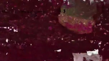 Animasyon Grunge Doku Örtüsü Arkaplan, Eski Film, Analog Lo-Fi etkisi