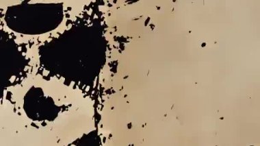 Animasyon Grunge Doku Örtüsü Arkaplan, Eski Film, Analog Lo-Fi etkisi