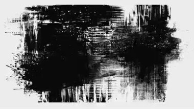 Animasyon Grunge Doku Örtüsü Arkaplan, Boyama ve Fırça Vuruşları Yarıton Efekti, Analog El Yapımı Eski Film Dokusu