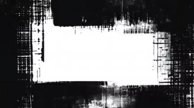 Animasyon Grunge Doku Örtüsü Arkaplan, Boyama ve Fırça Vuruşları Yarıton Efekti, Analog El Yapımı Eski Film Dokusu