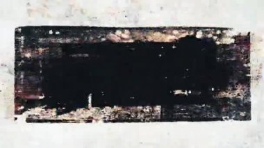 Animasyon Grunge Doku Örtüsü Arkaplan, Boyama ve Fırça Vuruşları Yarıton Efekti, Analog El Yapımı Eski Film Dokusu