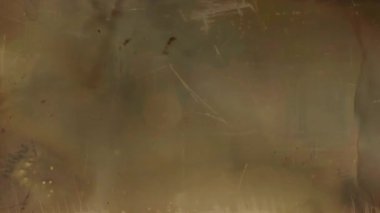 Animasyon Grunge Doku Örtüsü Arkaplan, Boyama ve Fırça Vuruşları Yarıton Efekti, Analog El Yapımı Eski Film Dokusu