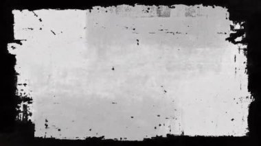 Animasyon Grunge Doku Örtüsü Arkaplan, Boyama ve Fırça Vuruşları Yarıton Efekti, Analog El Yapımı Eski Film Dokusu