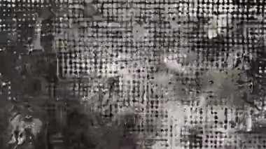 Animasyon Grunge Doku Örtüsü Arkaplan, Boyama ve Fırça Vuruşları Yarıton Efekti, Analog El Yapımı Eski Film Dokusu