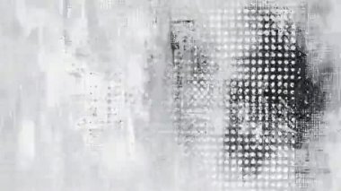 Animasyon Grunge Doku Örtüsü Arkaplan, Boyama ve Fırça Vuruşları Yarıton Efekti, Analog El Yapımı Eski Film Dokusu