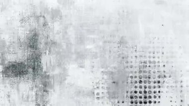 Animasyon Grunge Doku Örtüsü Arkaplan, Boyama ve Fırça Vuruşları Yarıton Efekti, Analog El Yapımı Eski Film Dokusu
