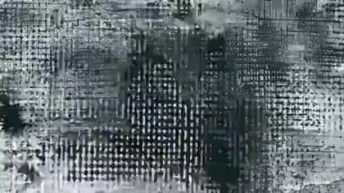 Animasyon Grunge Doku Örtüsü Arkaplan, Boyama ve Fırça Vuruşları Yarıton Efekti, Analog El Yapımı Eski Film Dokusu