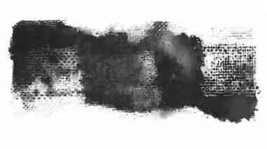 Animasyon Grunge Doku Örtüsü Arkaplan, Boyama ve Fırça Vuruşları Yarıton Efekti, Analog El Yapımı Eski Film Dokusu