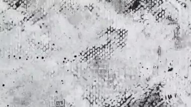 Animasyon Grunge Doku Örtüsü Arkaplan, Boyama ve Fırça Vuruşları Yarıton Efekti, Analog El Yapımı Eski Film Dokusu