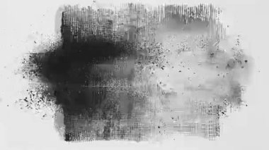 Animasyon Grunge Doku Örtüsü Arkaplan, Boyama ve Fırça Vuruşları Yarıton Efekti, Analog El Yapımı Eski Film Dokusu