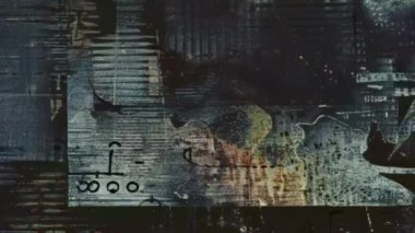4k Döngülü Soyut Grunge Doku Örtüsü