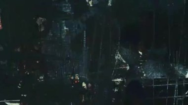 4k Döngülü Soyut Grunge Doku Örtüsü