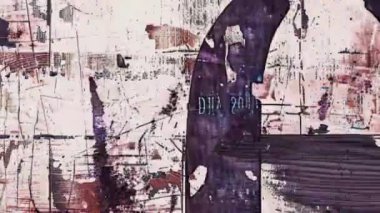 4k Döngülü Soyut Grunge Doku Örtüsü