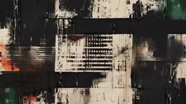 4k Döngülü Soyut Grunge Doku Örtüsü