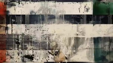 4k Döngülü Soyut Grunge Doku Örtüsü