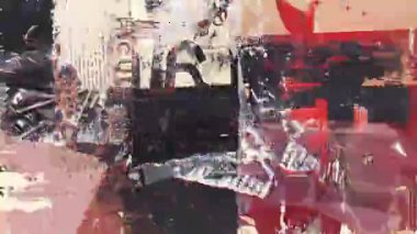 4k Döngülü Soyut Grunge Doku Örtüsü