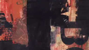 4k Döngülü Soyut Grunge Doku Örtüsü