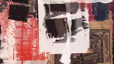 4k Döngülü Soyut Grunge Doku Örtüsü