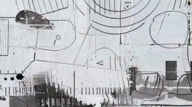 4k Döngülü Soyut Grunge Doku Örtüsü